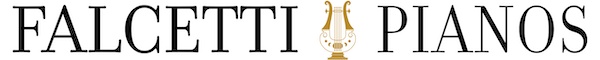 falcetti pianos welcome logo